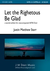 Let the Righteous Be Glad SATB choral sheet music cover